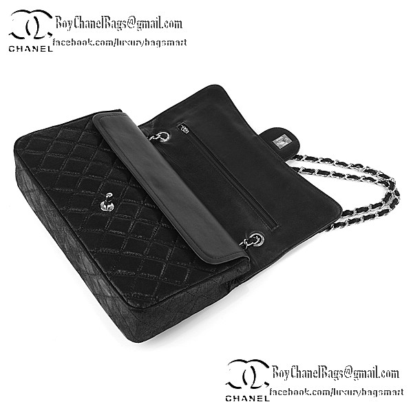 Chanel Classic Flap Bag 2.55 Series Original Grain Leather CHA1112 Black Chanel Classic Flap Bag 2.55 Series Original Grain Leather CHA1112 Black