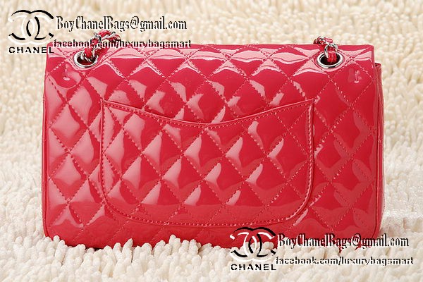 Chanel Classic Flap Bag 2.55 Series Patent Leather CHA1112 Peach Chanel Classic Flap Bag 2.55 Series Patent Leather CHA1112 Peach