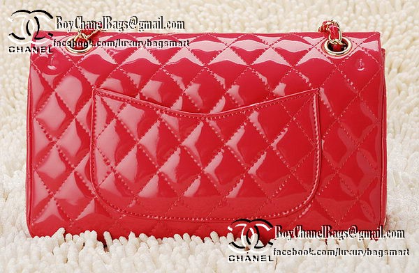 Chanel Classic Flap Bag 2.55 Series Patent Leather CHA1112 Peach Chanel Classic Flap Bag 2.55 Series Patent Leather CHA1112 Peach