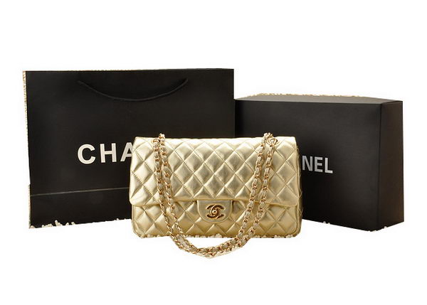 Chanel Classic Flap Bag 2.55 Series Sheepskin Leather CHA1112 Gold Chanel Classic Flap Bag 2.55 Series Sheepskin Leather CHA1112 Gold