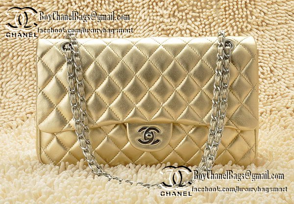 Chanel Classic Flap Bag 2.55 Series Sheepskin Leather CHA1112 Gold Chanel Classic Flap Bag 2.55 Series Sheepskin Leather CHA1112 Gold