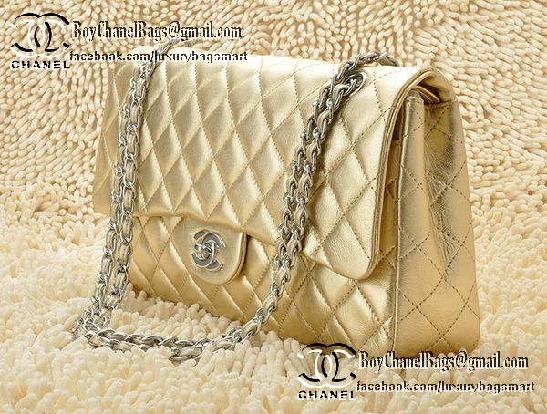 Chanel Classic Flap Bag 2.55 Series Sheepskin Leather CHA1112 Gold Chanel Classic Flap Bag 2.55 Series Sheepskin Leather CHA1112 Gold