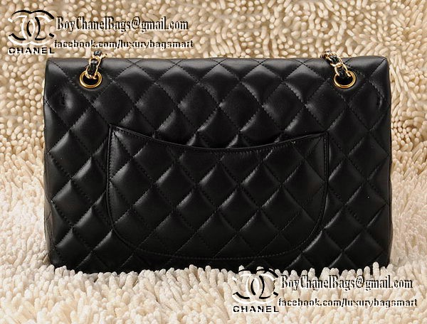 Chanel Classic Flap Bag CHA1113 Black Sheepskin Leather Chanel Classic Flap Bag CHA1113 Black Sheepskin Leather