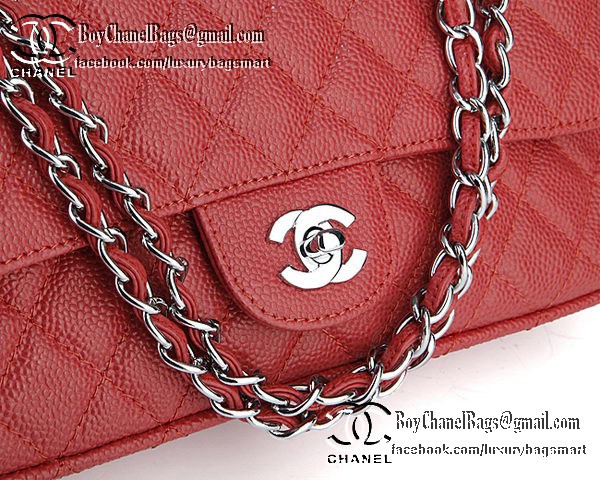 Chanel Classic Flap Bag Cannage Pattern CHA1113 Red Chanel Classic Flap Bag Cannage Pattern CHA1113 Red