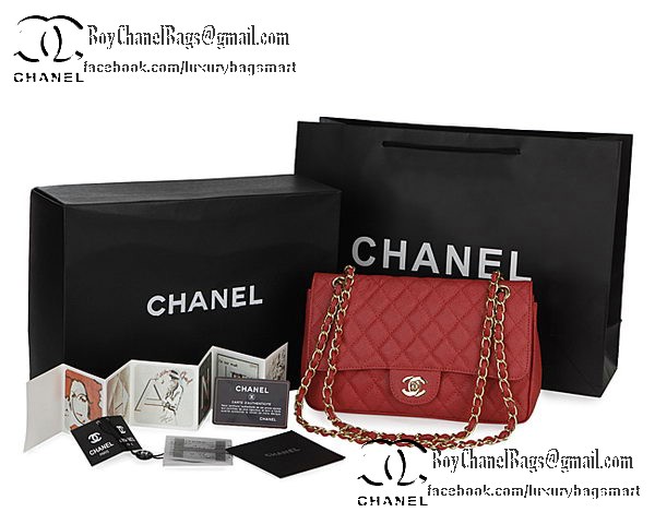 Chanel Classic Flap Bag Cannage Pattern CHA1113 Red Chanel Classic Flap Bag Cannage Pattern CHA1113 Red