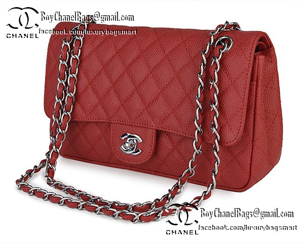 Chanel Classic Flap Bag Cannage Pattern CHA1113 Red Chanel Classic Flap Bag Cannage Pattern CHA1113 Red