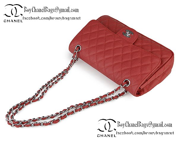 Chanel Classic Flap Bag Cannage Pattern CHA1113 Red Chanel Classic Flap Bag Cannage Pattern CHA1113 Red