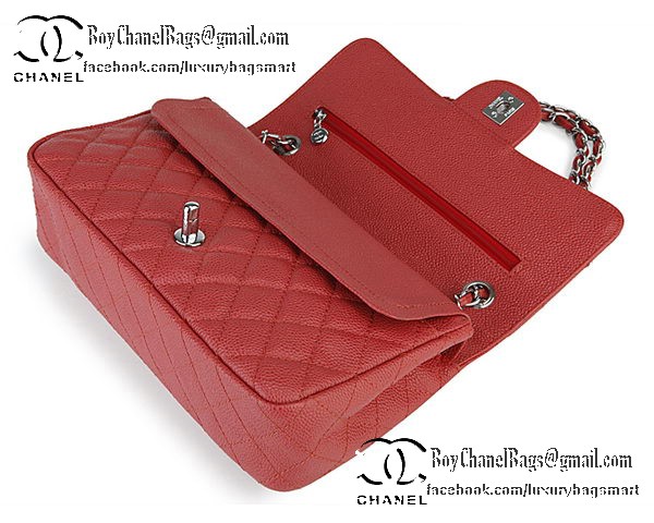 Chanel Classic Flap Bag Cannage Pattern CHA1113 Red Chanel Classic Flap Bag Cannage Pattern CHA1113 Red