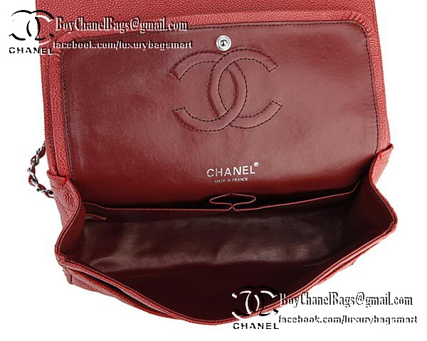 Chanel Classic Flap Bag Cannage Pattern CHA1113 Red Chanel Classic Flap Bag Cannage Pattern CHA1113 Red