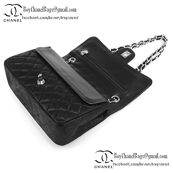Chanel Classic Flap Bag Grain Leather CHA1113 Black Chanel Classic Flap Bag Grain Leather CHA1113 Black
