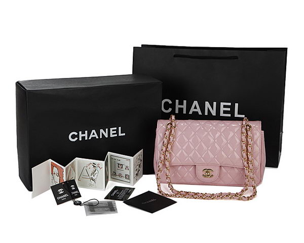 Chanel Classic Flap Bag Patent Leather CHA1113 Pink Chanel Classic Flap Bag Patent Leather CHA1113 Pink