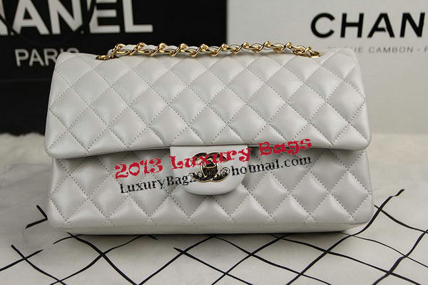 Chanel Classic Flap Bag 2.55 Series Original Sheepskin CHA1112 OffWhite Chanel Classic Flap Bag 2.55 Series Original Sheepskin CHA1112 OffWhite