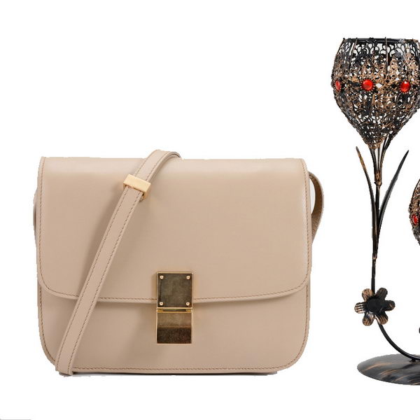 Celine Classic Box Small Flap Bag Smooth Leather 11042 Apricot Celine Classic Box Small Flap Bag Smooth Leather 11042 Apricot