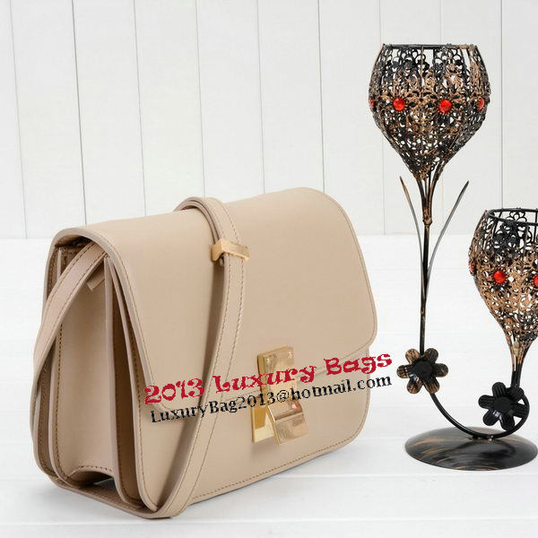 Celine Classic Box Small Flap Bag Smooth Leather 11042 Apricot Celine Classic Box Small Flap Bag Smooth Leather 11042 Apricot