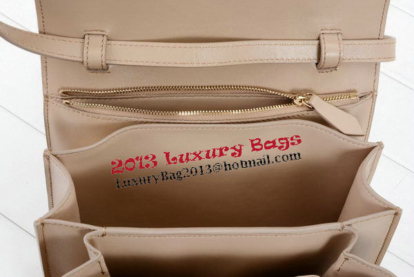 Celine Classic Box Small Flap Bag Smooth Leather 11042 Apricot Celine Classic Box Small Flap Bag Smooth Leather 11042 Apricot