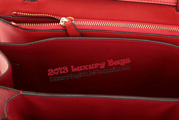 Celine Classic Box Small Flap Bag Smooth Leather 11042 Red Celine Classic Box Small Flap Bag Smooth Leather 11042 Red