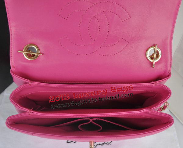 Chanel Classic Top Handle Bag Original Sheepskin Leather CHA92236 Rose Chanel Classic Top Handle Bag Original Sheepskin Leather CHA92236 Rose