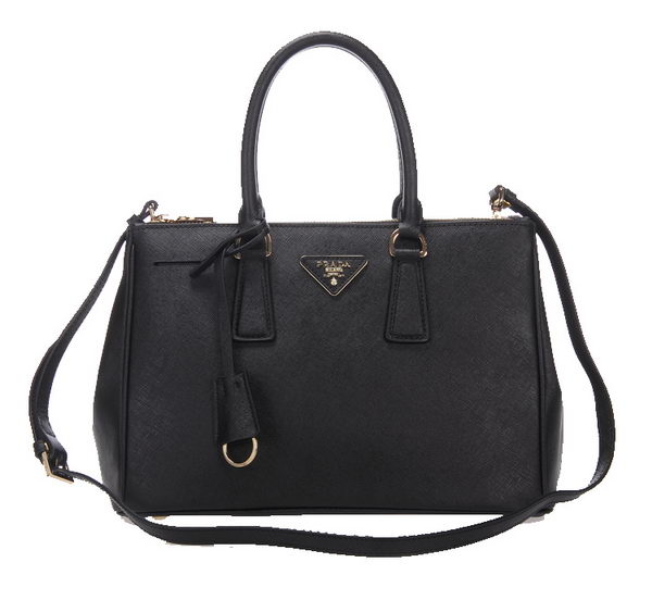 Prada Saffiano Leather Tote Bag BN1801 Black Prada Saffiano Leather Tote Bag BN1801 Black
