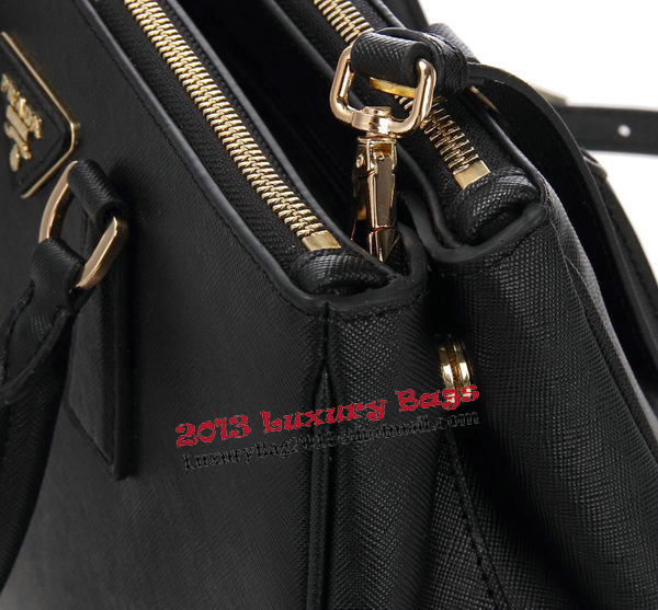 Prada Saffiano Leather Tote Bag BN1801 Black Prada Saffiano Leather Tote Bag BN1801 Black