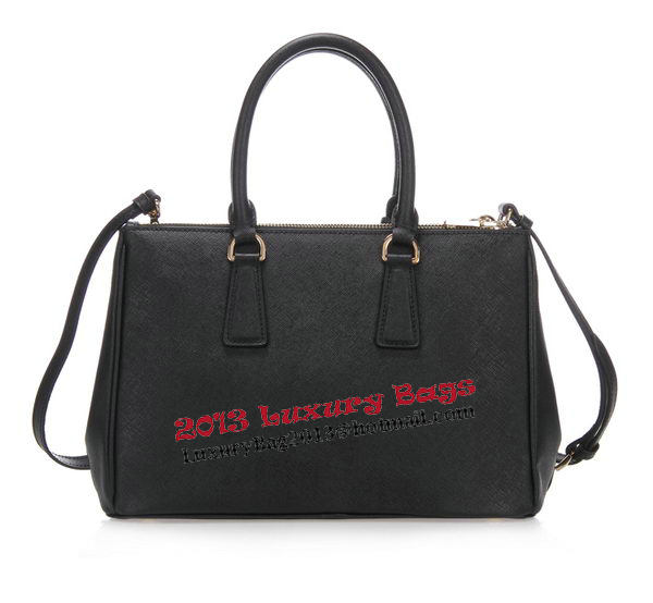 Prada Saffiano Leather Tote Bag BN1801 Black Prada Saffiano Leather Tote Bag BN1801 Black