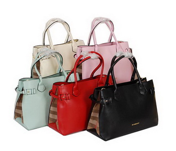 BurBerry Tote Bag Bag in Original Leather 9181A BurBerry Tote Bag Bag in Original Leather 9181A