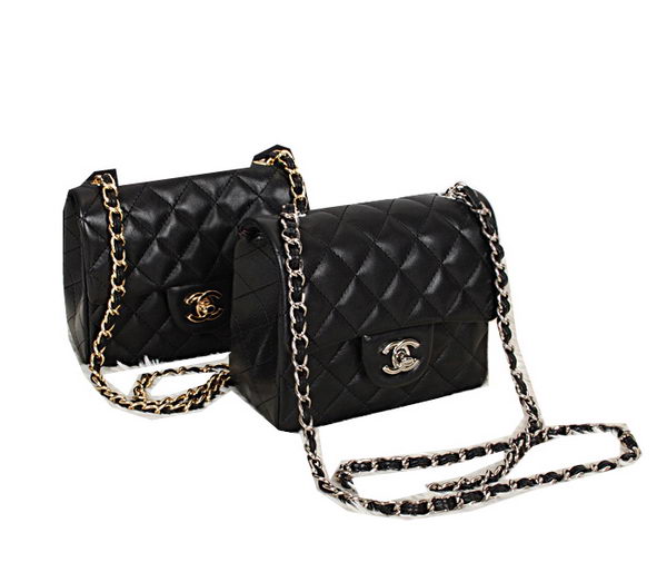 Chanel mini Classic Flap Bag Original Leather CHA1115 Black Chanel mini Classic Flap Bag Original Leather CHA1115 Black