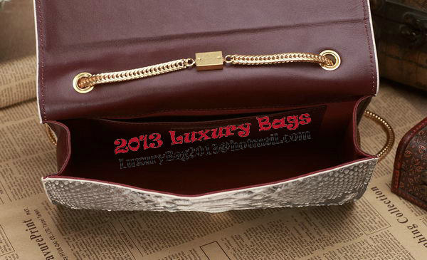 YSL Small Monogramme Cross-body Shoulder Bag Snake Leather 5475 OffWhite YSL Small Monogramme Cross-body Shoulder Bag Snake Leather 5475 OffWhite