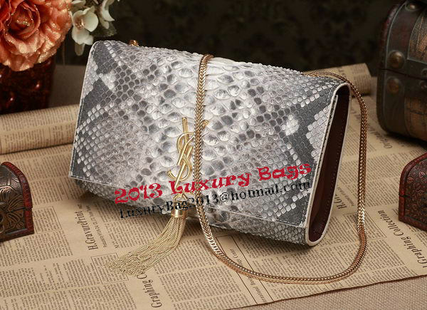 YSL Small Monogramme Cross-body Shoulder Bag Snake Leather 5475 OffWhite YSL Small Monogramme Cross-body Shoulder Bag Snake Leather 5475 OffWhite