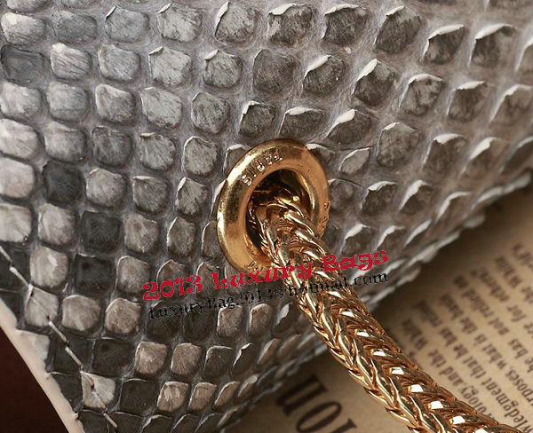 YSL Small Monogramme Cross-body Shoulder Bag Snake Leather 5475 OffWhite YSL Small Monogramme Cross-body Shoulder Bag Snake Leather 5475 OffWhite