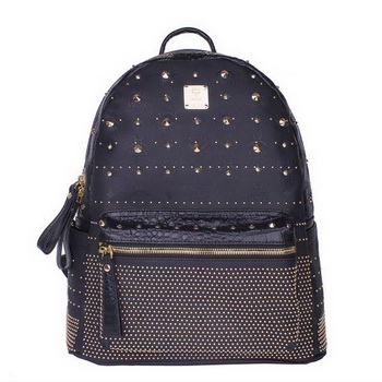 MCM Armour Medium Backpack Snake Leather MC2095 Black MCM Armour Medium Backpack Snake Leather MC2095 Black