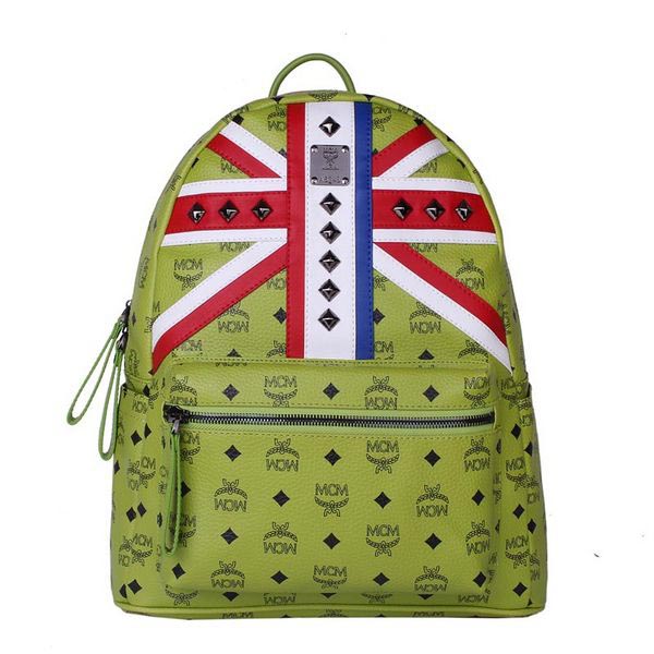 MCM Medium Flag of UK Backpack MC5173 Green MCM Medium Flag of UK Backpack MC5173 Green