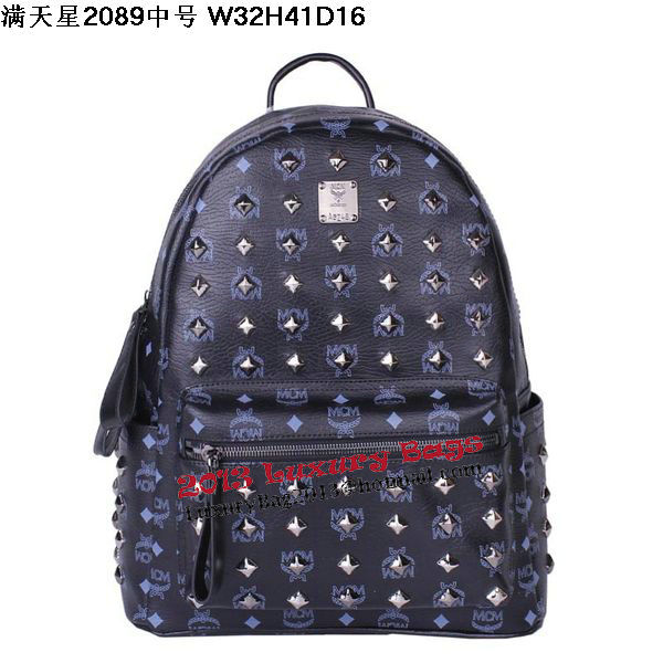 MCM Stark Studded Medium Backpack MC2089 Black MCM Stark Studded Medium Backpack MC2089 Black