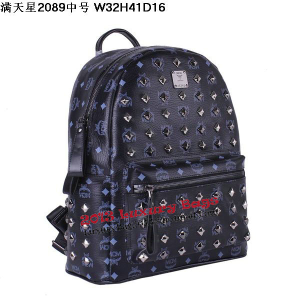 MCM Stark Studded Medium Backpack MC2089 Black MCM Stark Studded Medium Backpack MC2089 Black