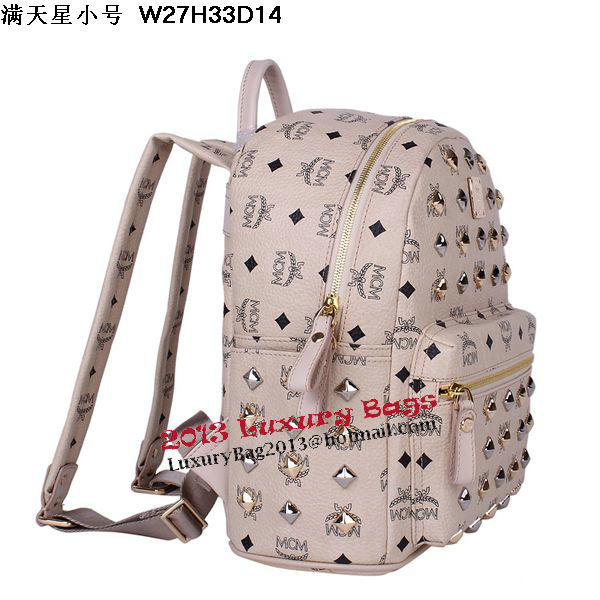MCM Stark Studded Small Backpack MC2089S OffWhite MCM Stark Studded Small Backpack MC2089S OffWhite