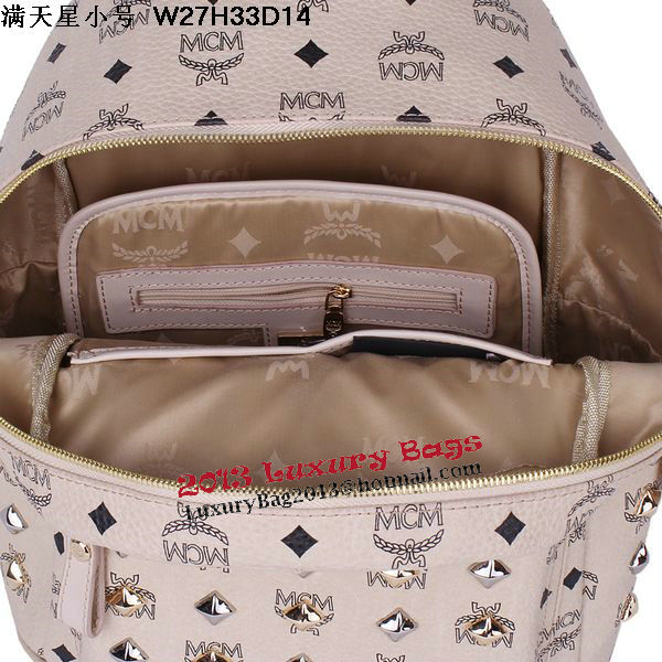 MCM Stark Studded Small Backpack MC2089S OffWhite MCM Stark Studded Small Backpack MC2089S OffWhite