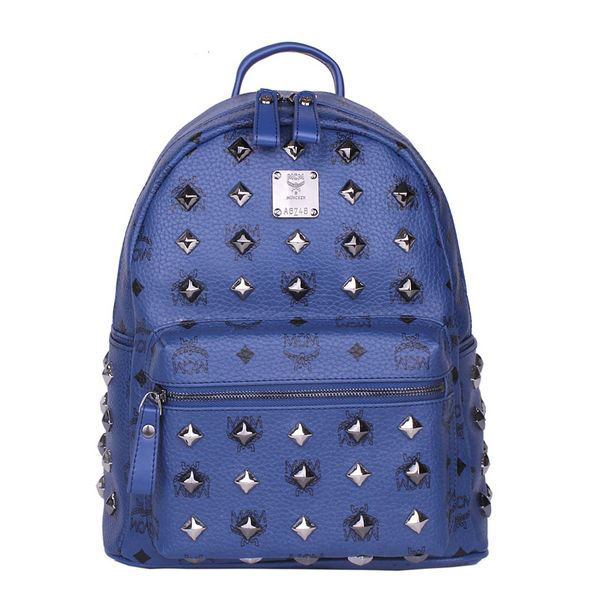 MCM Stark Studded Small Backpack MC2089S Royal MCM Stark Studded Small Backpack MC2089S Royal