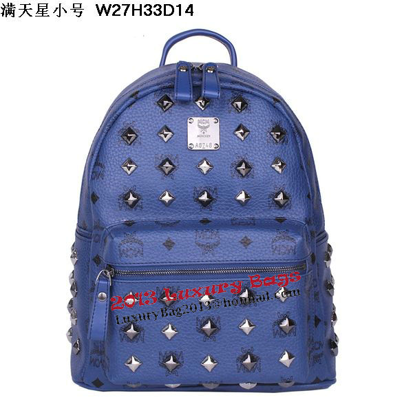 MCM Stark Studded Small Backpack MC2089S Royal MCM Stark Studded Small Backpack MC2089S Royal