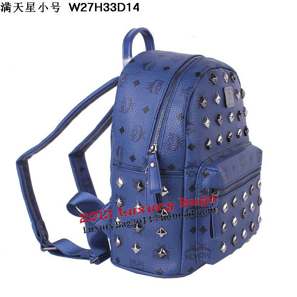 MCM Stark Studded Small Backpack MC2089S Royal MCM Stark Studded Small Backpack MC2089S Royal