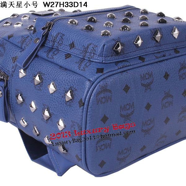 MCM Stark Studded Small Backpack MC2089S Royal MCM Stark Studded Small Backpack MC2089S Royal