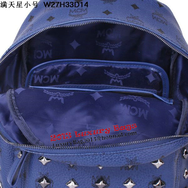MCM Stark Studded Small Backpack MC2089S Royal MCM Stark Studded Small Backpack MC2089S Royal