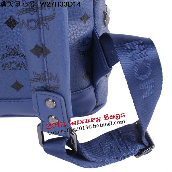 MCM Stark Studded Small Backpack MC2089S Royal MCM Stark Studded Small Backpack MC2089S Royal