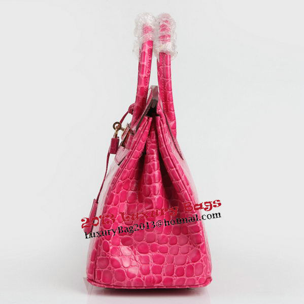 Hermes Birkin 30CM Tote Bags Peach Croco Leather Gold Hermes Birkin 30CM Tote Bags Peach Croco Leather Gold