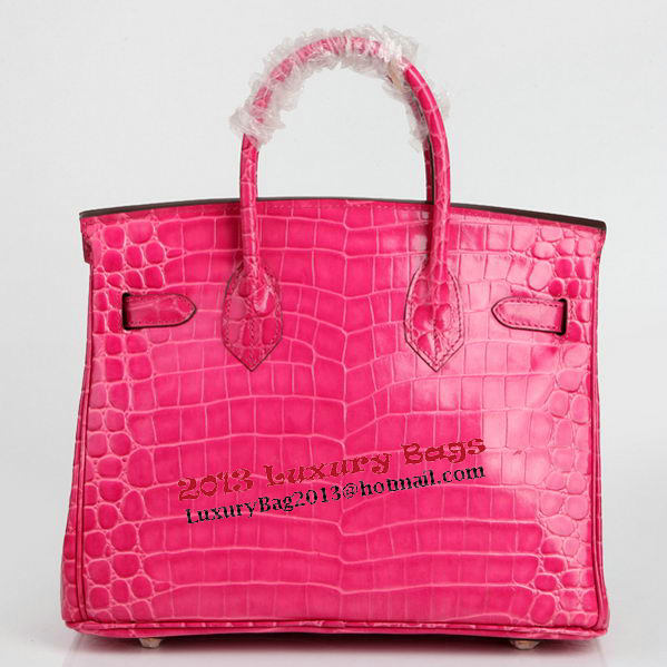 Hermes Birkin 30CM Tote Bags Peach Croco Leather Gold Hermes Birkin 30CM Tote Bags Peach Croco Leather Gold