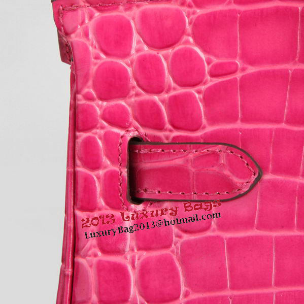 Hermes Birkin 30CM Tote Bags Peach Croco Leather Gold Hermes Birkin 30CM Tote Bags Peach Croco Leather Gold