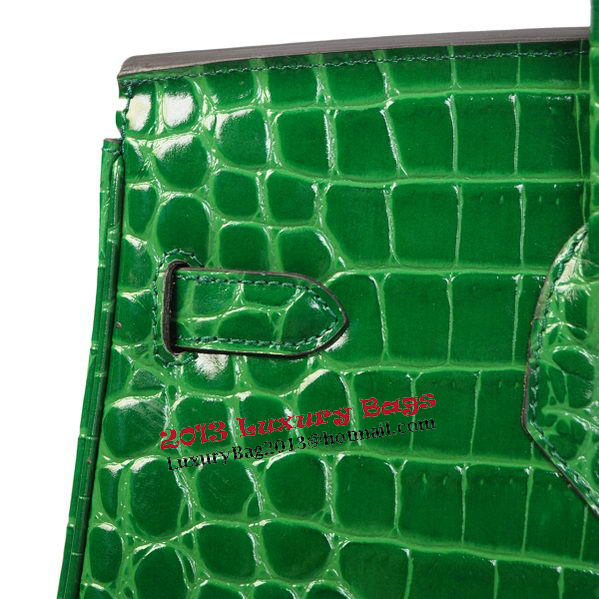 Hermes Birkin 35CM Tote Bags Green Iridescent Croco Leather Gold Hermes Birkin 35CM Tote Bags Green Iridescent Croco Leather Gold