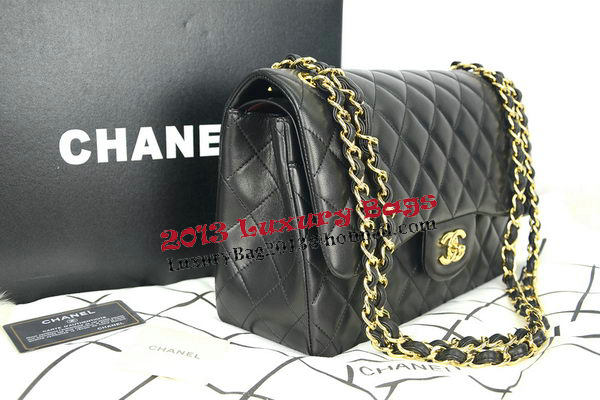 Chanel Jumbo Double Flaps Bag Black Original Leather A36097 Gold Chanel Jumbo Double Flaps Bag Black Original Leather A36097 Gold