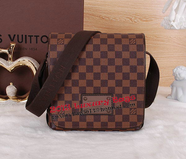 Louis Vuitton Damier Ebene Canvas Brooklyn PM N51210 Louis Vuitton Damier Ebene Canvas Brooklyn PM N51210