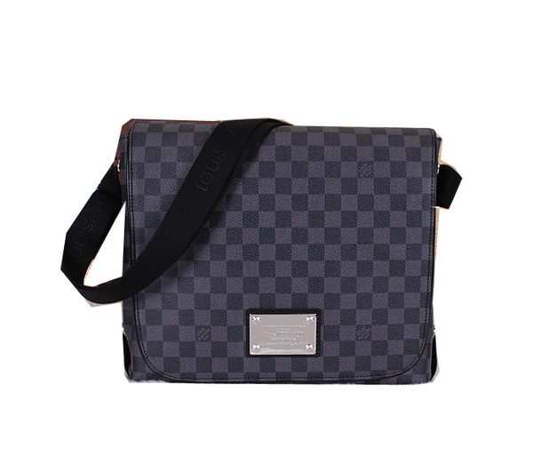 Louis Vuitton Damier Graphite Canvas Brooklyn MM N51211 Louis Vuitton Damier Graphite Canvas Brooklyn MM N51211