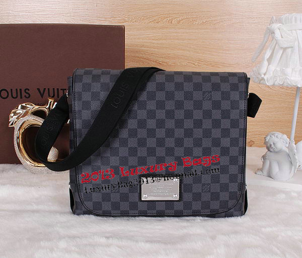 Louis Vuitton Damier Graphite Canvas Brooklyn MM N51211 Louis Vuitton Damier Graphite Canvas Brooklyn MM N51211