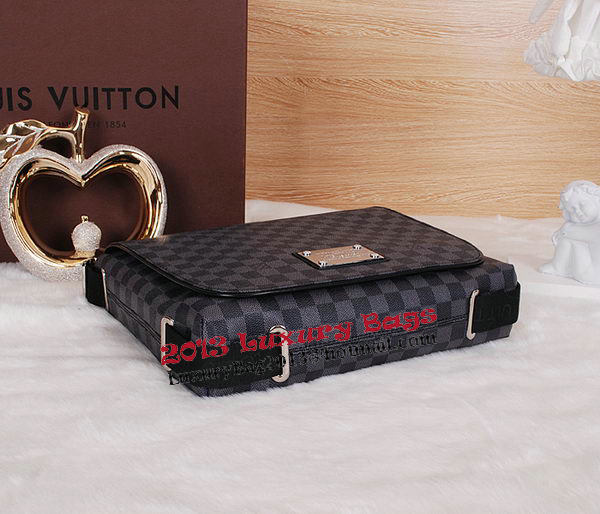 Louis Vuitton Damier Graphite Canvas Brooklyn MM N51211 Louis Vuitton Damier Graphite Canvas Brooklyn MM N51211